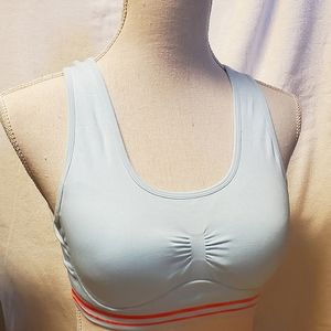 Womens sports athleisure top bra